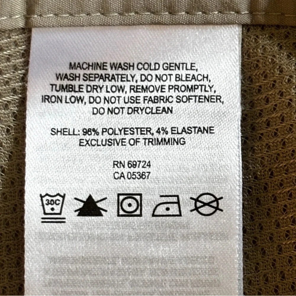 Columbia MENS Omni shield sun protect khaki top stop hiking pants SZ 42 Gorpcore